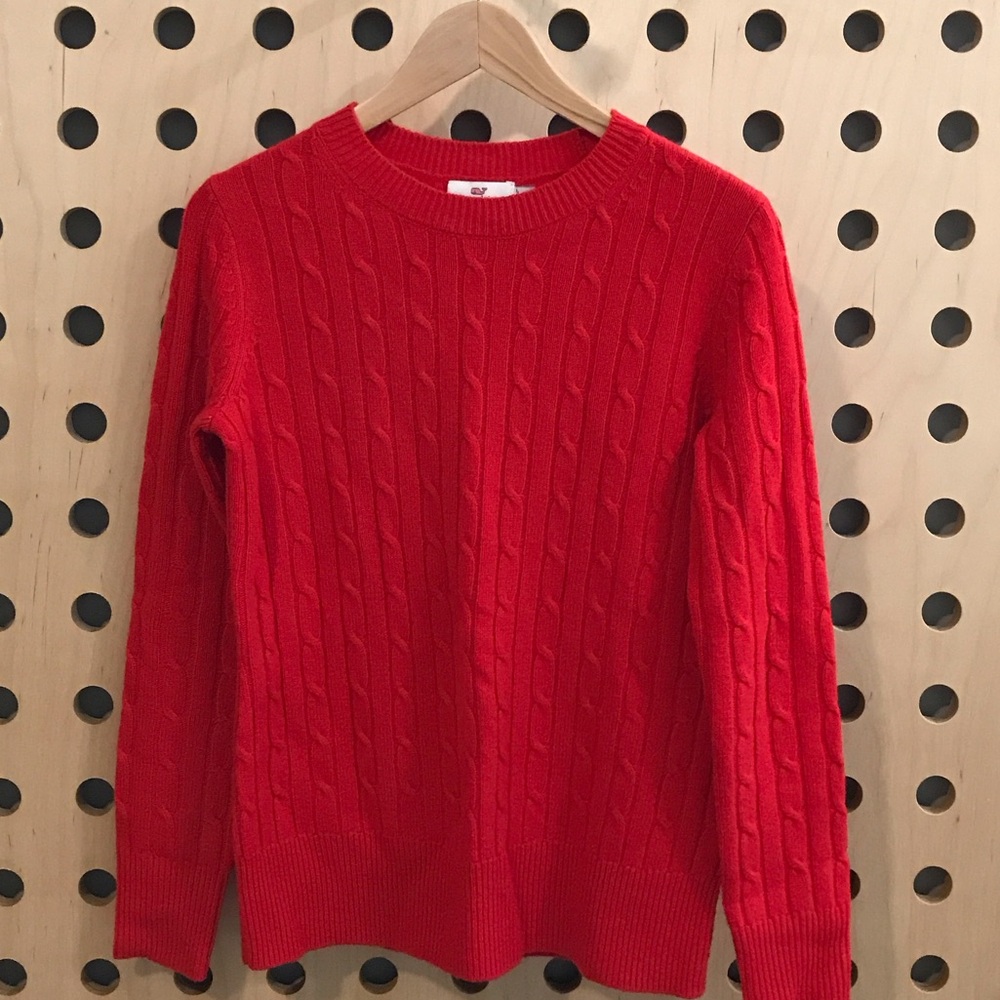 Vineyard Vines 100% Cashmere Cable Knit Sweater